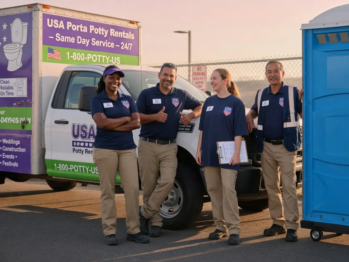 Porta Potty Rental company in Burlington, PA